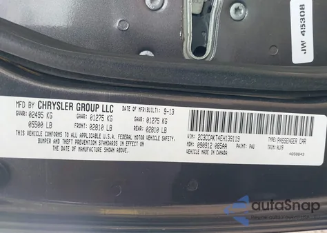 2014 Chrysler 300C Awd from USA, damaged, VIN 2C3CCAKT4EH139119